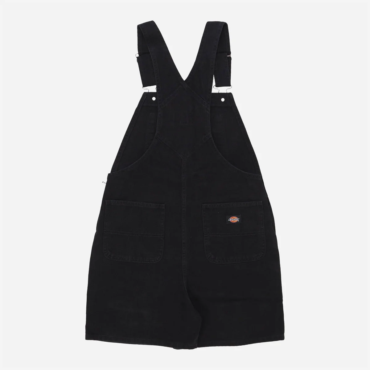 DICKIES - DUCK CANVAS SHORT BIB W - SW BLACK – Image 3
