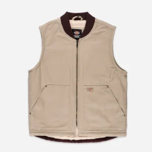 DICKIES  - DUCK CANVAS VEST SW - DESERT