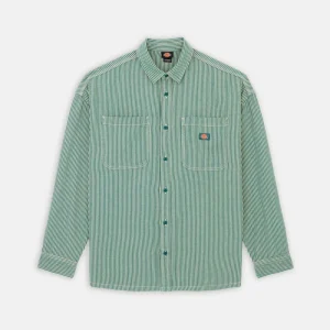 DICKIES - HICKORY SHIRT LS - Lincoln Green