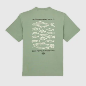 Dickies - LARYVILLE TEE SS - Sea Spray