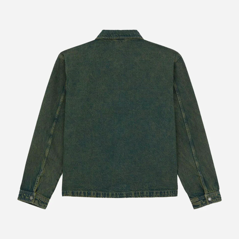 Dickies - LEWISTOWN DENIM JACKET - Green Tone Fade – Image 3