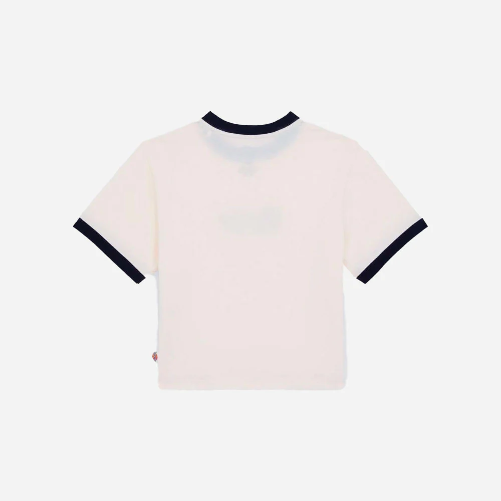 DICKIES - LEWISTOWN RINGER SS TEE W - Egret – Image 4