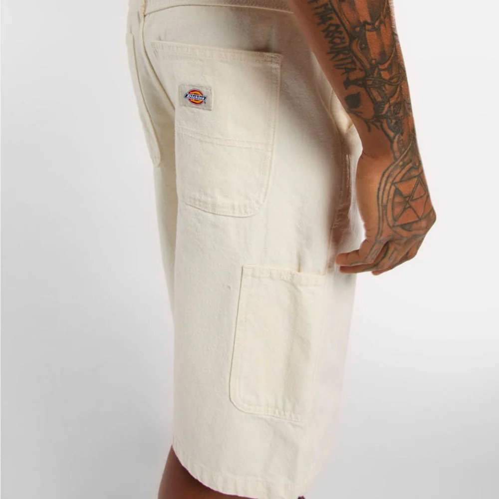 DICKIES - MADISON DENIM SHORT - Ecru – Image 8