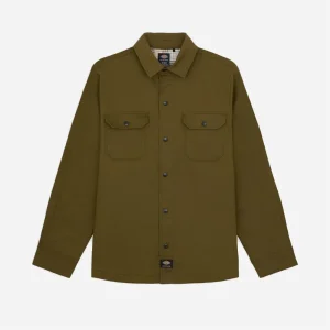 Dickies - MIKE ANDERSON LINED FLEX DUCK SHACKET - Dark Olive