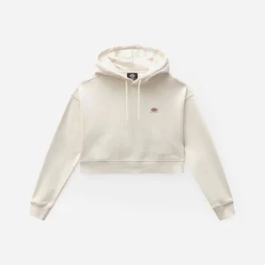 DICKIES - OAKPORT CROPPED HOODIE W - ECRU