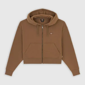DICKIES - W OAKPORT ZIP HOODIE - Mushroom