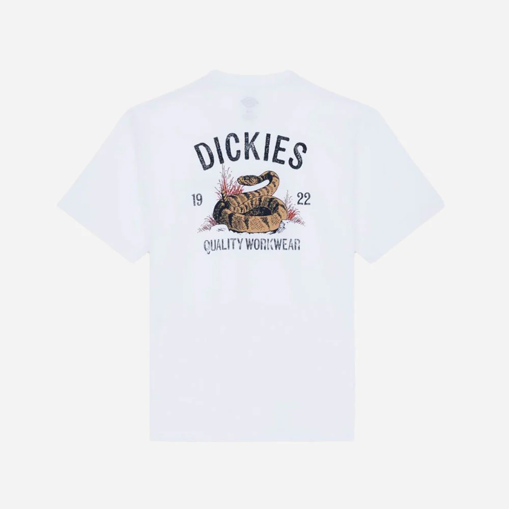 DICKIES - SNAKE SS TEE - White – Image 2