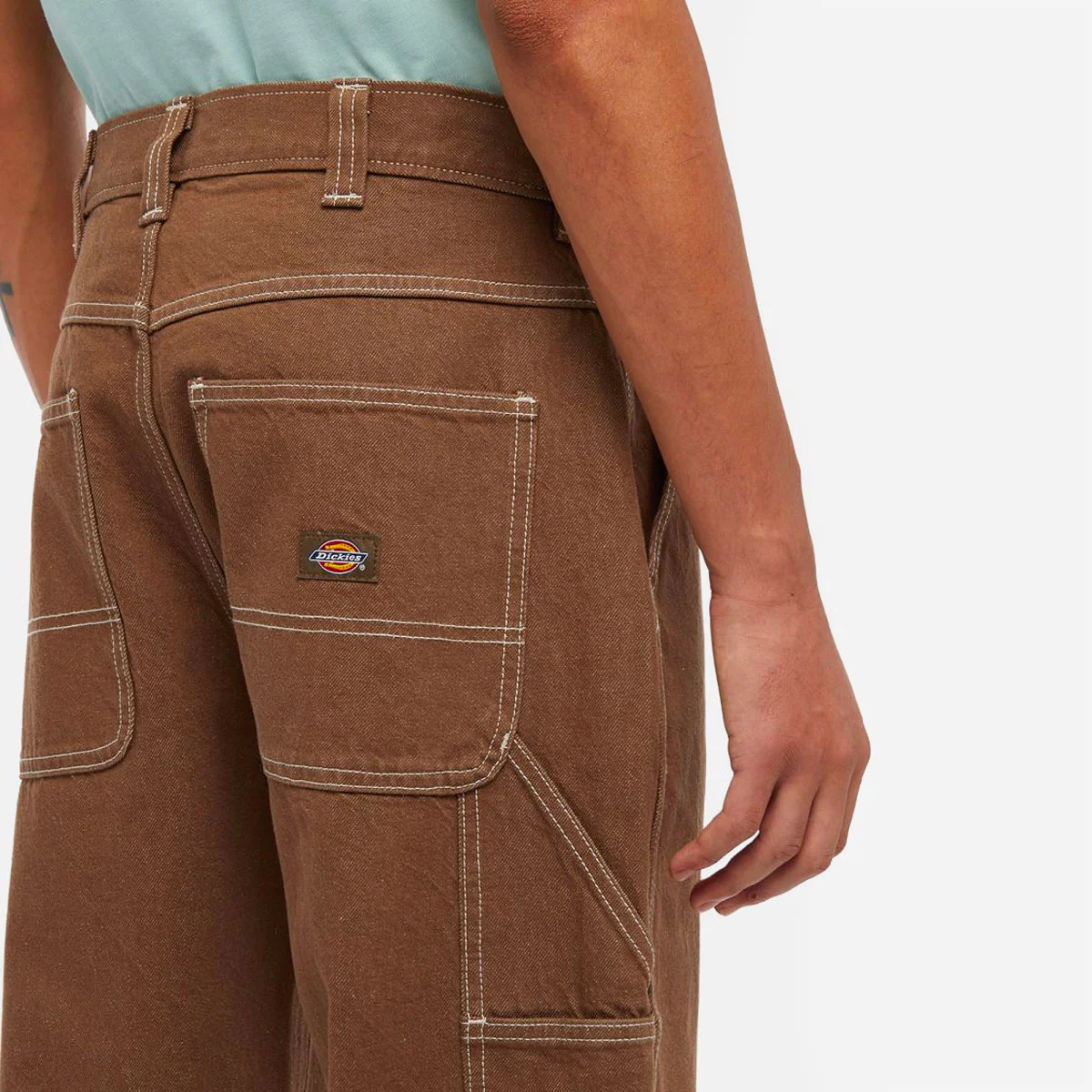 DICKIES - STEVENSVILLE CARPENTER PANT - Mushroom – Image 8