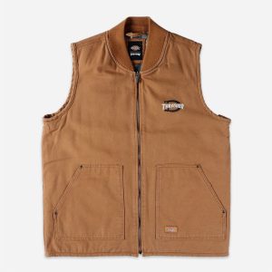 Dickies x Thrasher - Vest - Brown Duck