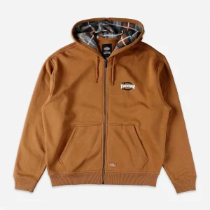 Dickies x Thrasher - Zip Through - Brown Duck
