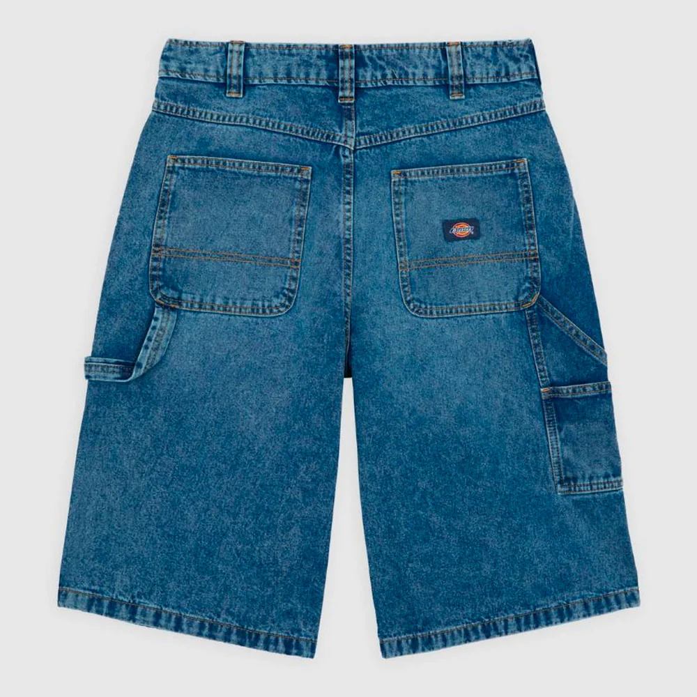 Dickies W - Carpenter Denim Jort - Rinsed Fade