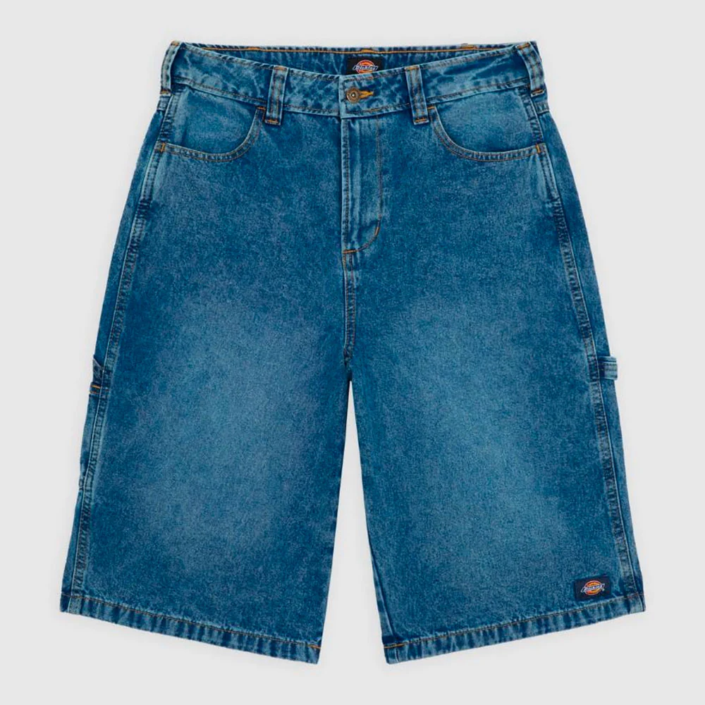 Dickies W - Carpenter Denim Jort - Rinsed Fade – Image 3