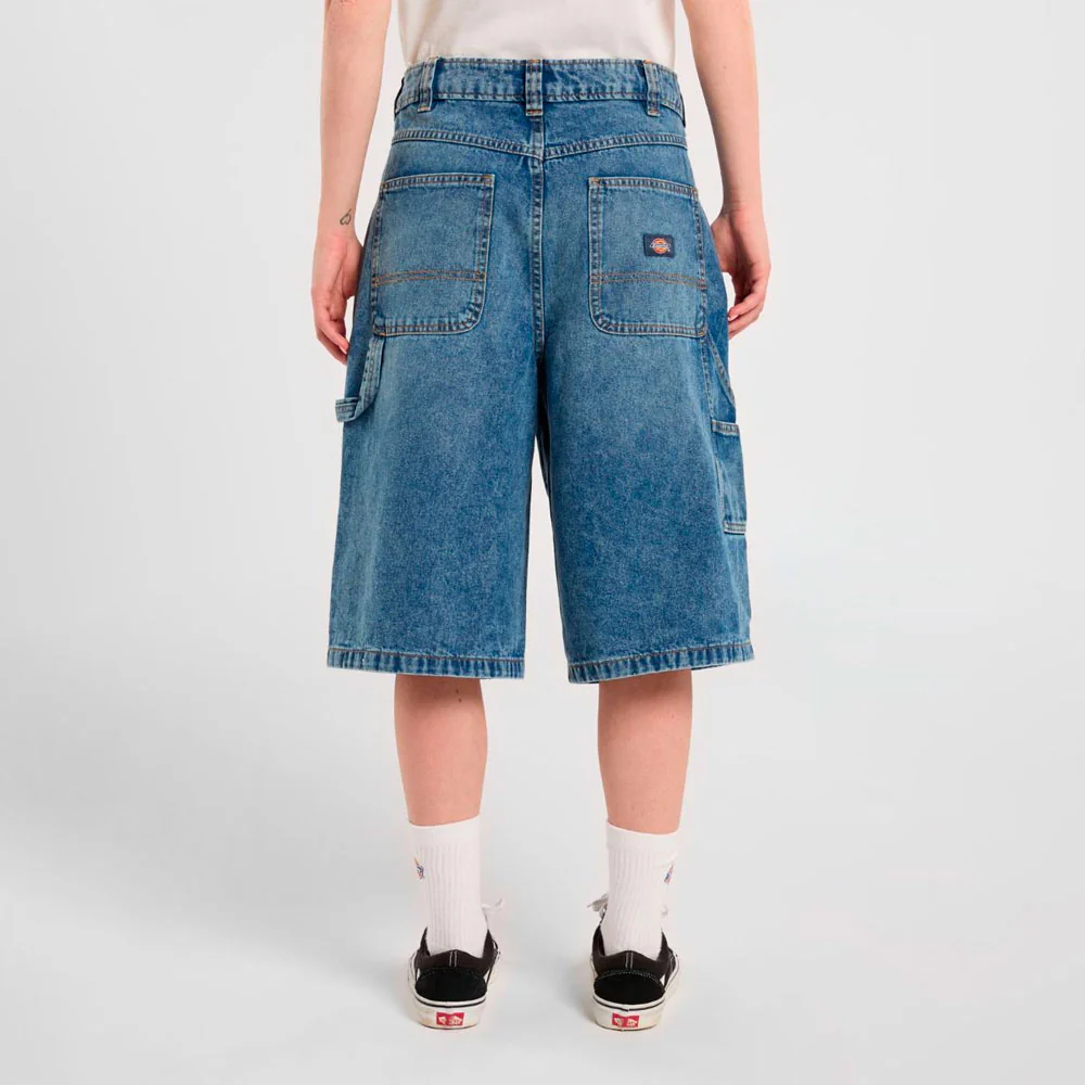 Dickies W - Carpenter Denim Jort - Rinsed Fade – Image 4