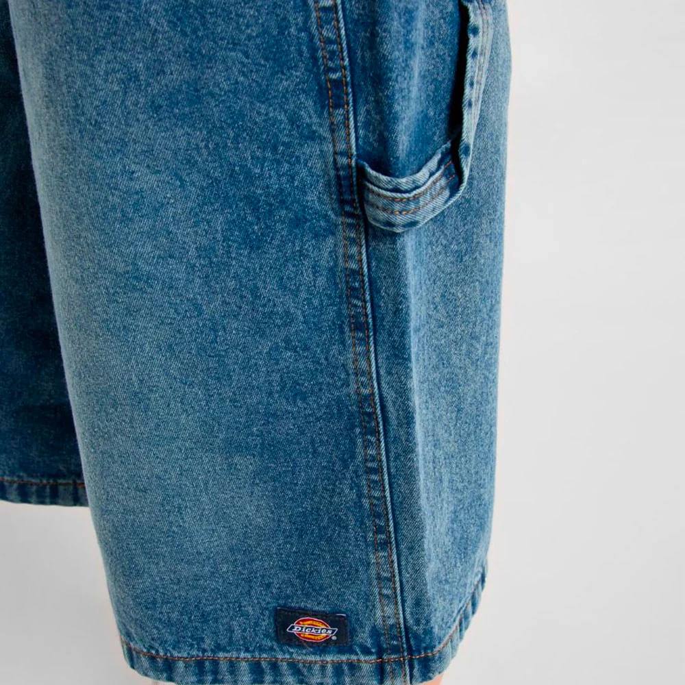 Dickies W - Carpenter Denim Jort - Rinsed Fade – Image 7