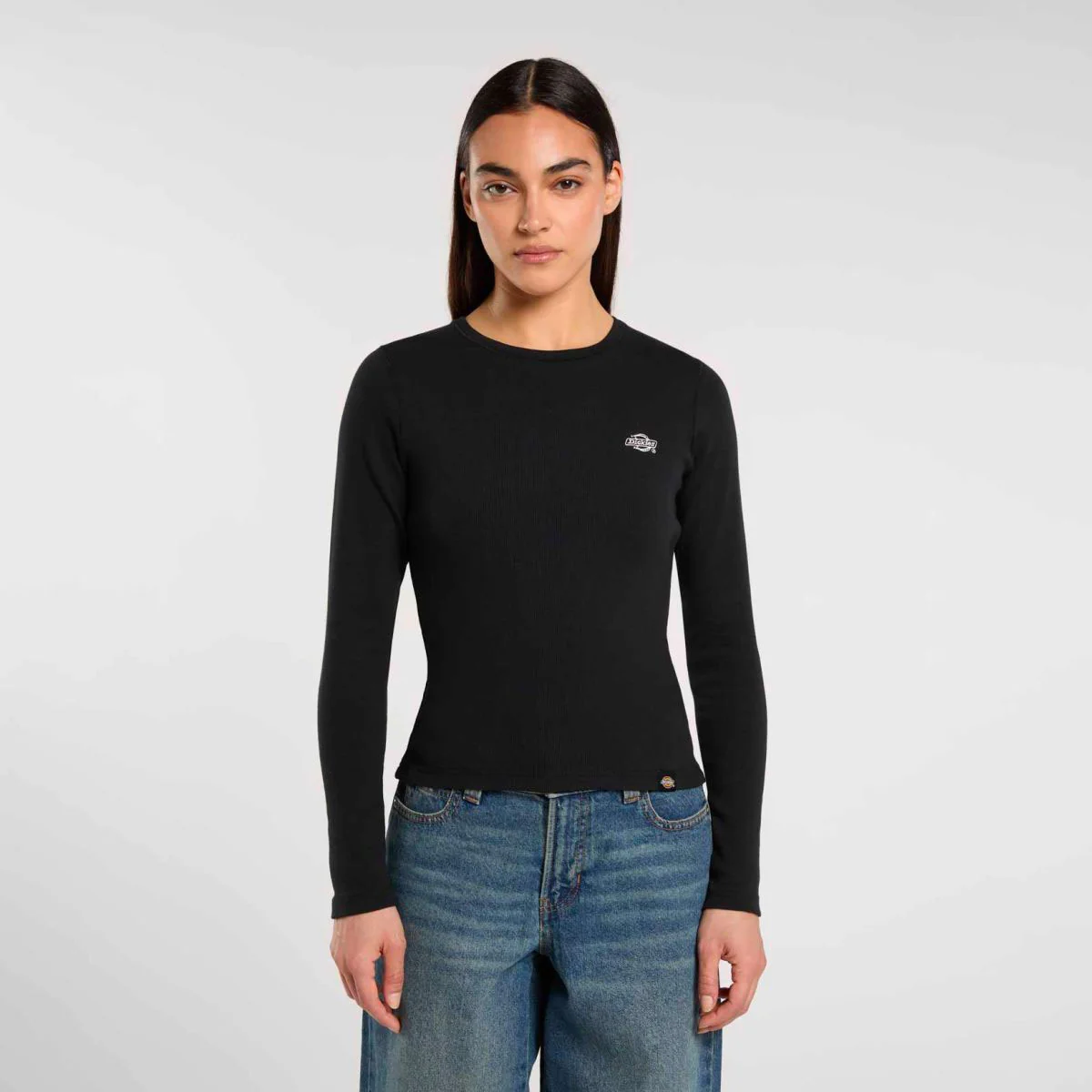 Dickies W - Gladeville LS Tee - Black – Image 4