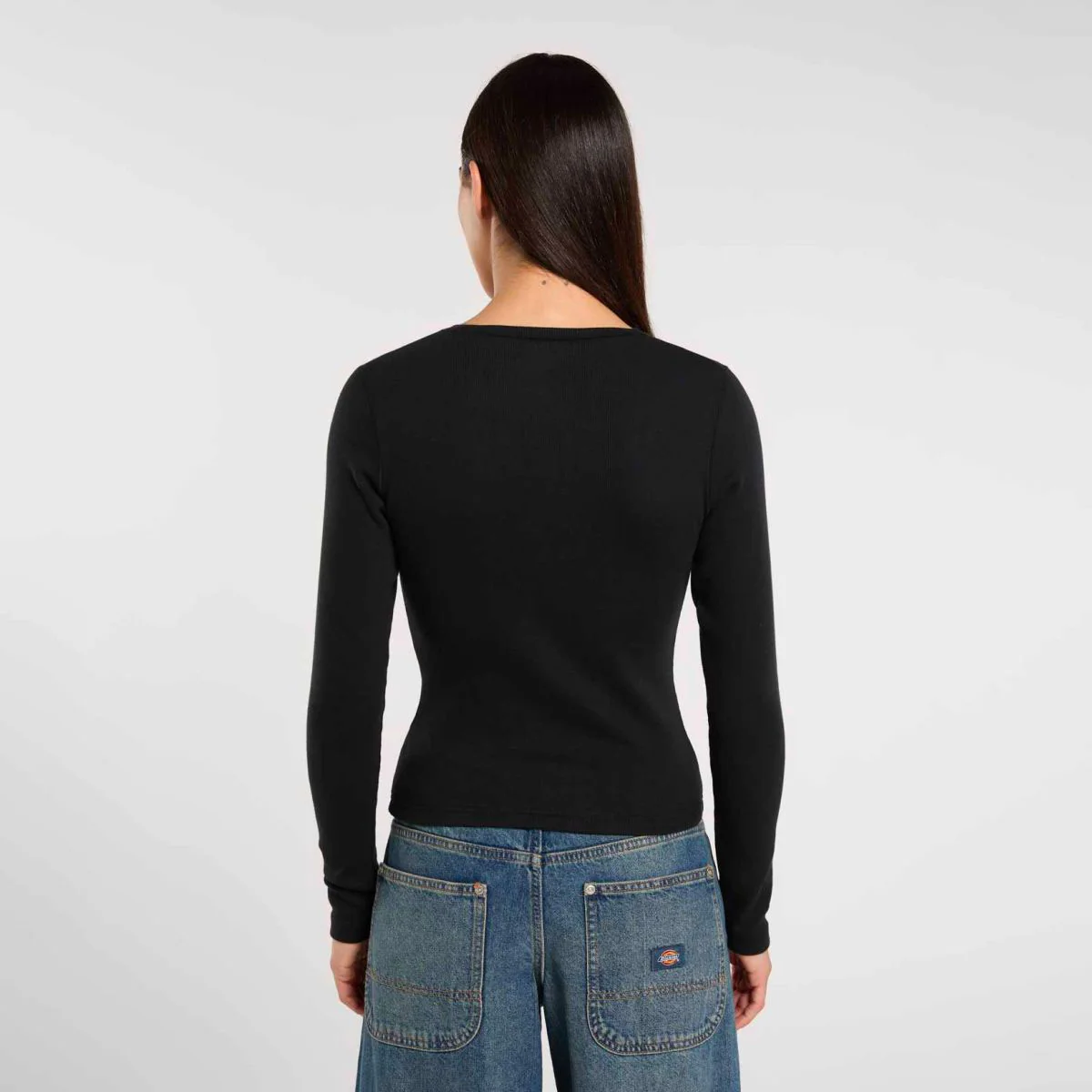 Dickies W - Gladeville LS Tee - Black – Image 5