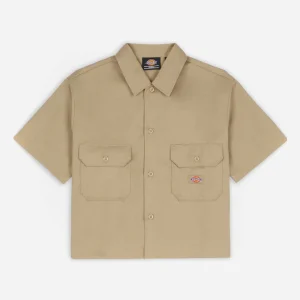 DICKIES - WORK SHIRT SS REC - Khaki