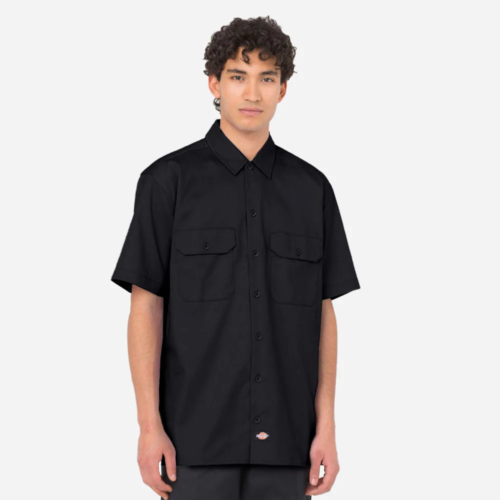 DICKIES - WORK SHIRT SS REC - Black – Image 3