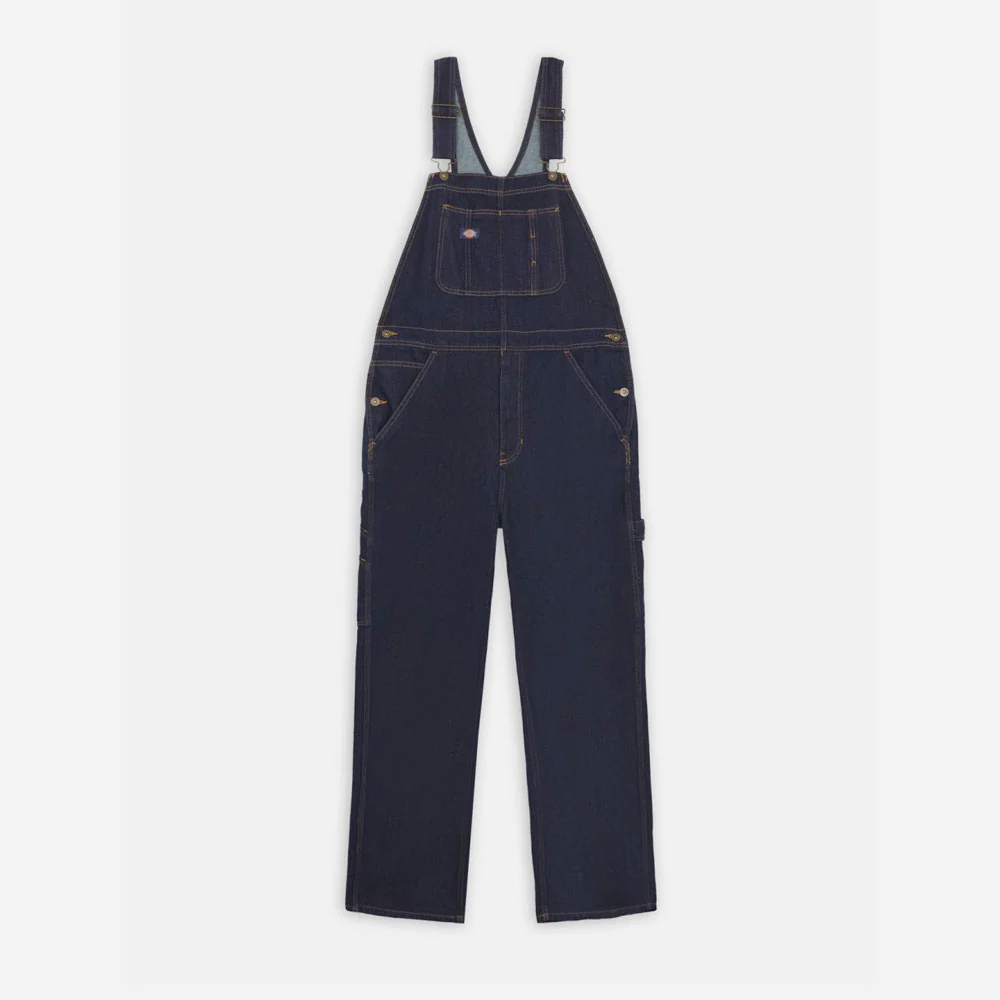 DICKIES - CLASSIC DENIM BIB - Rinsed – Image 2