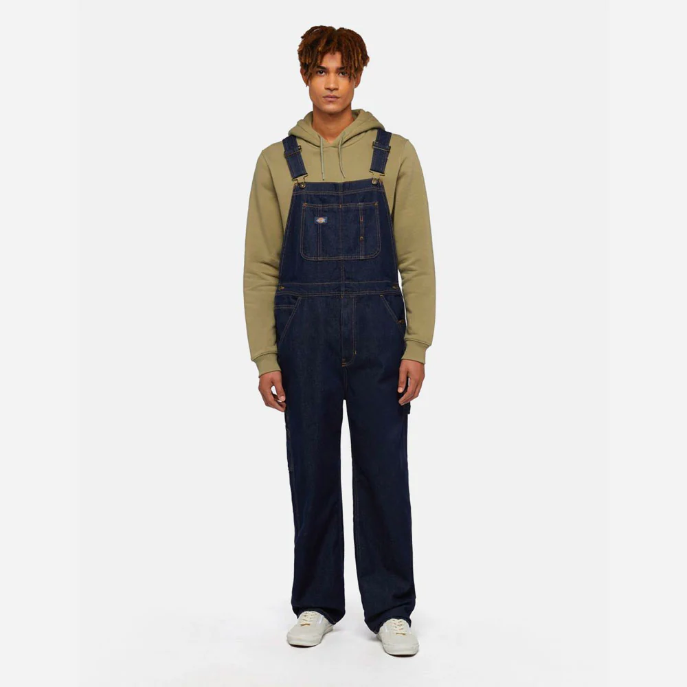 DICKIES - CLASSIC DENIM BIB - Rinsed – Image 4