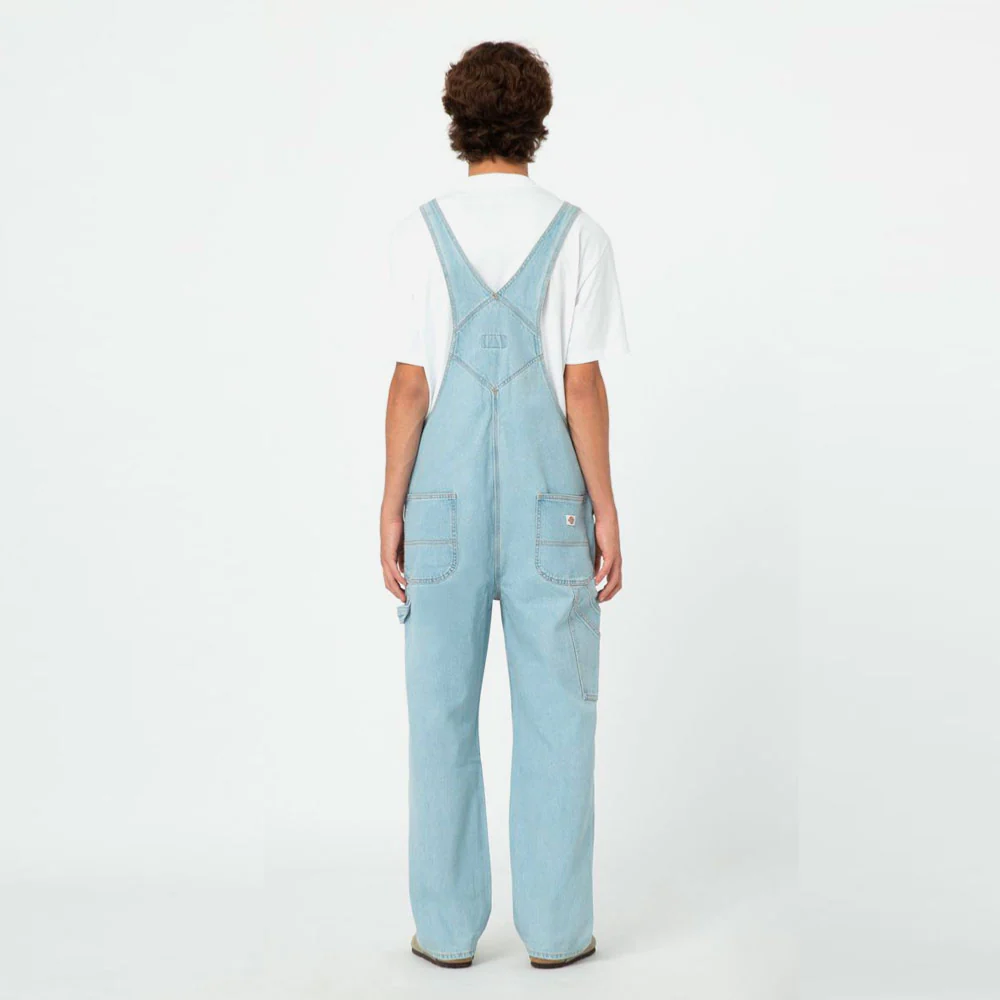 DICKIES - CLASSIC DENIM BIB - VINTAGE AGED BLUE – Image 5
