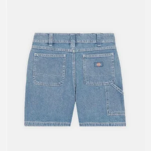 DICKIES - WOMEN DENIM SHORT - VINTAGE AGED BLUE