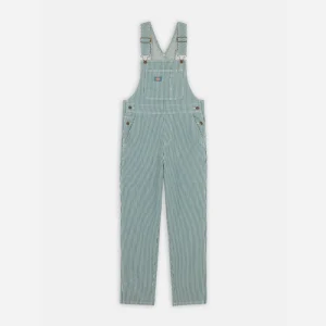 DICKIES - CLASSIC HICKORY BIB - Lincoln Green