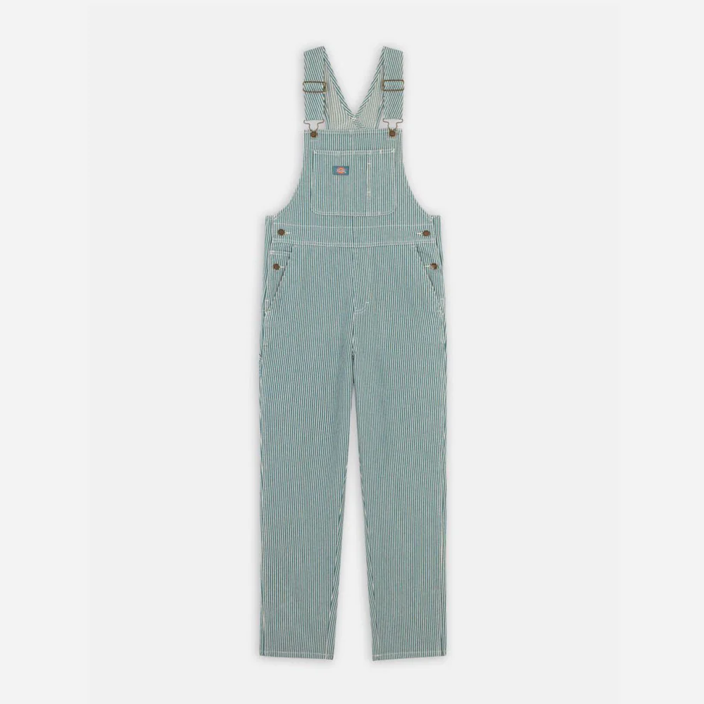 DICKIES - CLASSIC HICKORY BIB - Lincoln Green
