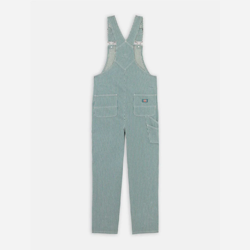 DICKIES - CLASSIC HICKORY BIB - Lincoln Green – Image 3