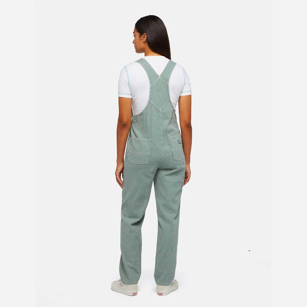 DICKIES - CLASSIC HICKORY BIB - Lincoln Green – Image 5