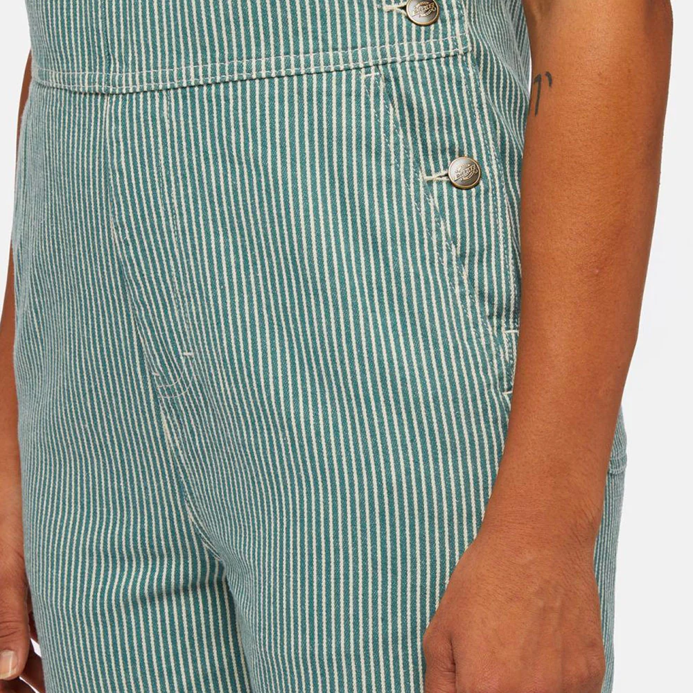 DICKIES - CLASSIC HICKORY BIB - Lincoln Green – Image 7