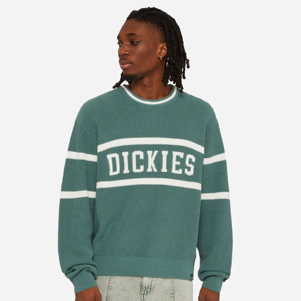 DICKIES - MELVERN SWEATER - DARK FOREST – Image 3