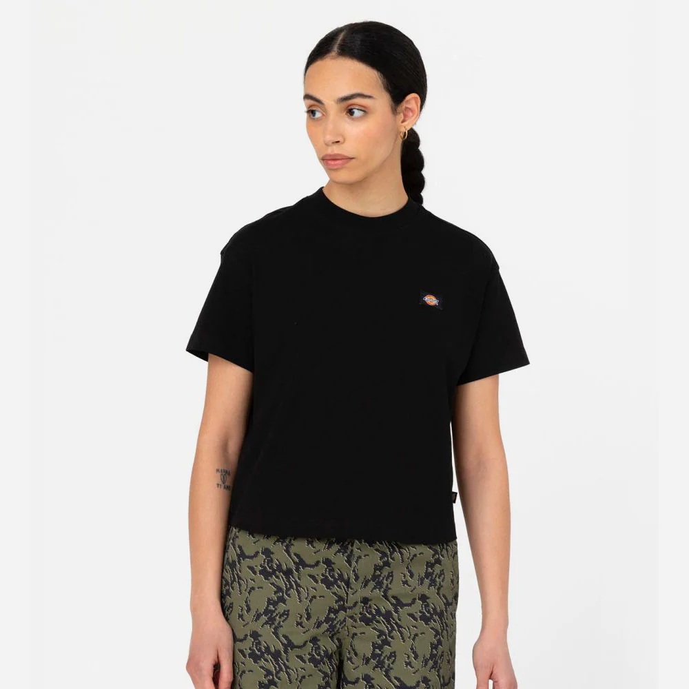 DICKIES - OAKPORT BOXY TEE SS W - Black – Image 4