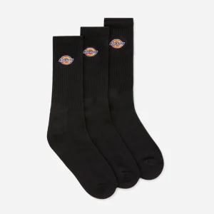 DICKIES - VALLEY GROVE 3 PACK SOCKS - Black