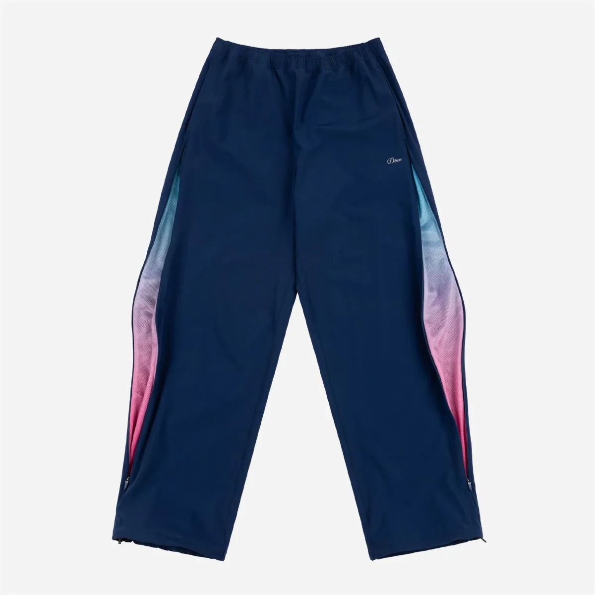Dime - Athletic Zip Pants - Dark Blue