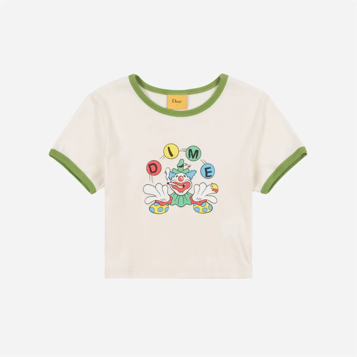 DIME - CARNIVAL BABY TEE - Off White