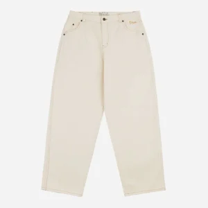 DIME - BAGGY DENIM PANTS - Warm White