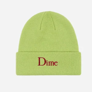 DIME - CLASSIC WOOL FOLD BEANIE - Lime