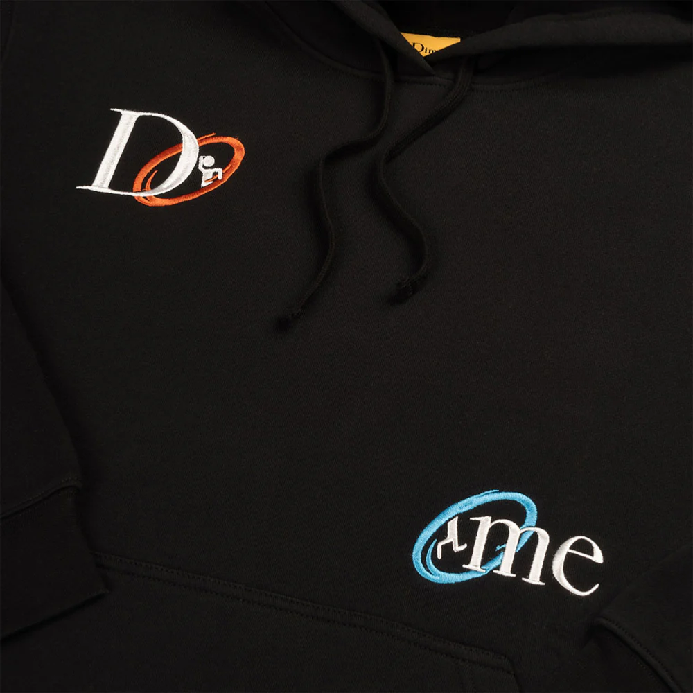 DIME - CLASSIC PORTAL HOODIE - Black – Image 3