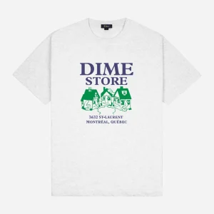DIME - SKATESHOP T-SHIRT - Ash