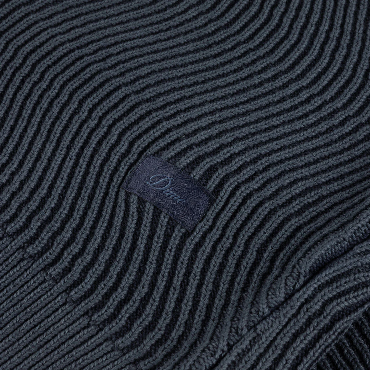 Dime - Wave Knit Sweater - Navy – Image 3