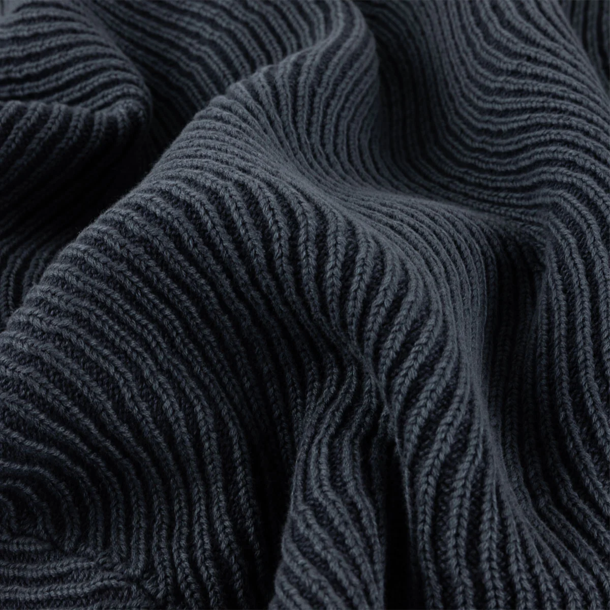 Dime - Wave Knit Sweater - Navy – Image 4