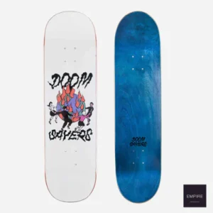 DOOMSAYERS CLUB - "WORLD ON FIRE" DECK - WHITE