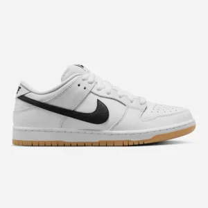 NIKE SB - DUNK LOW PRO ISO - White - Black - White - Gum Light Brown