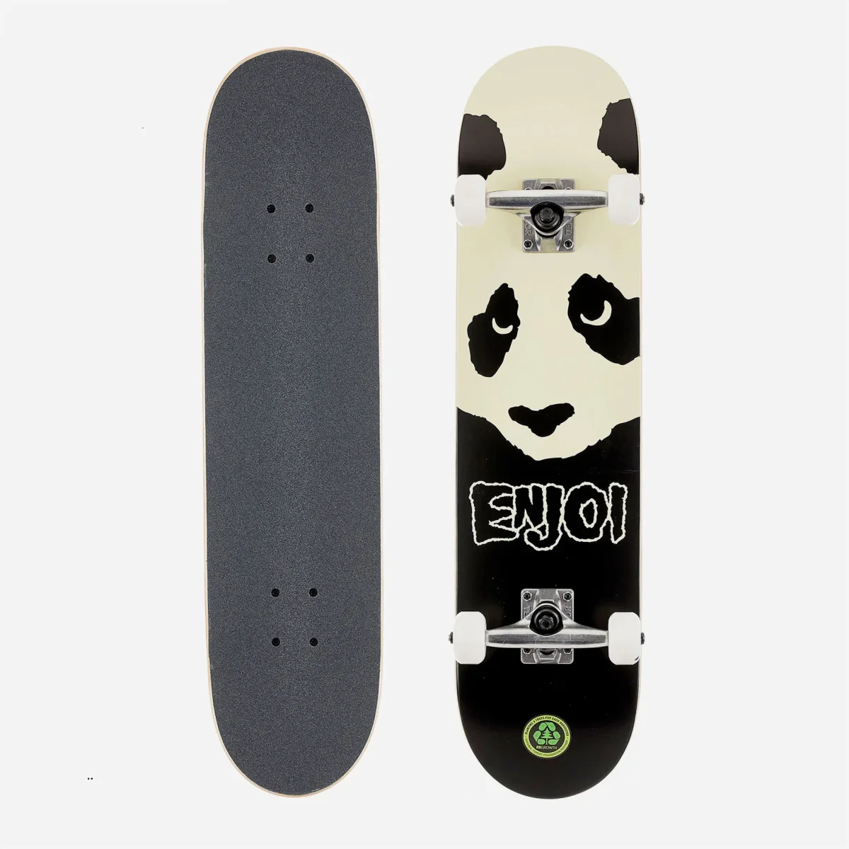 Enjoi - Misfit Panda Complete Skateboard - Black – Image 2