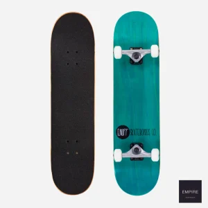 ENUFF SKATEBOARDS "LOGO STAIN" COMPLETE - Teal