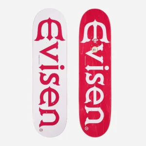 EVISEN SKATEBOARDS - EVILOGO - White