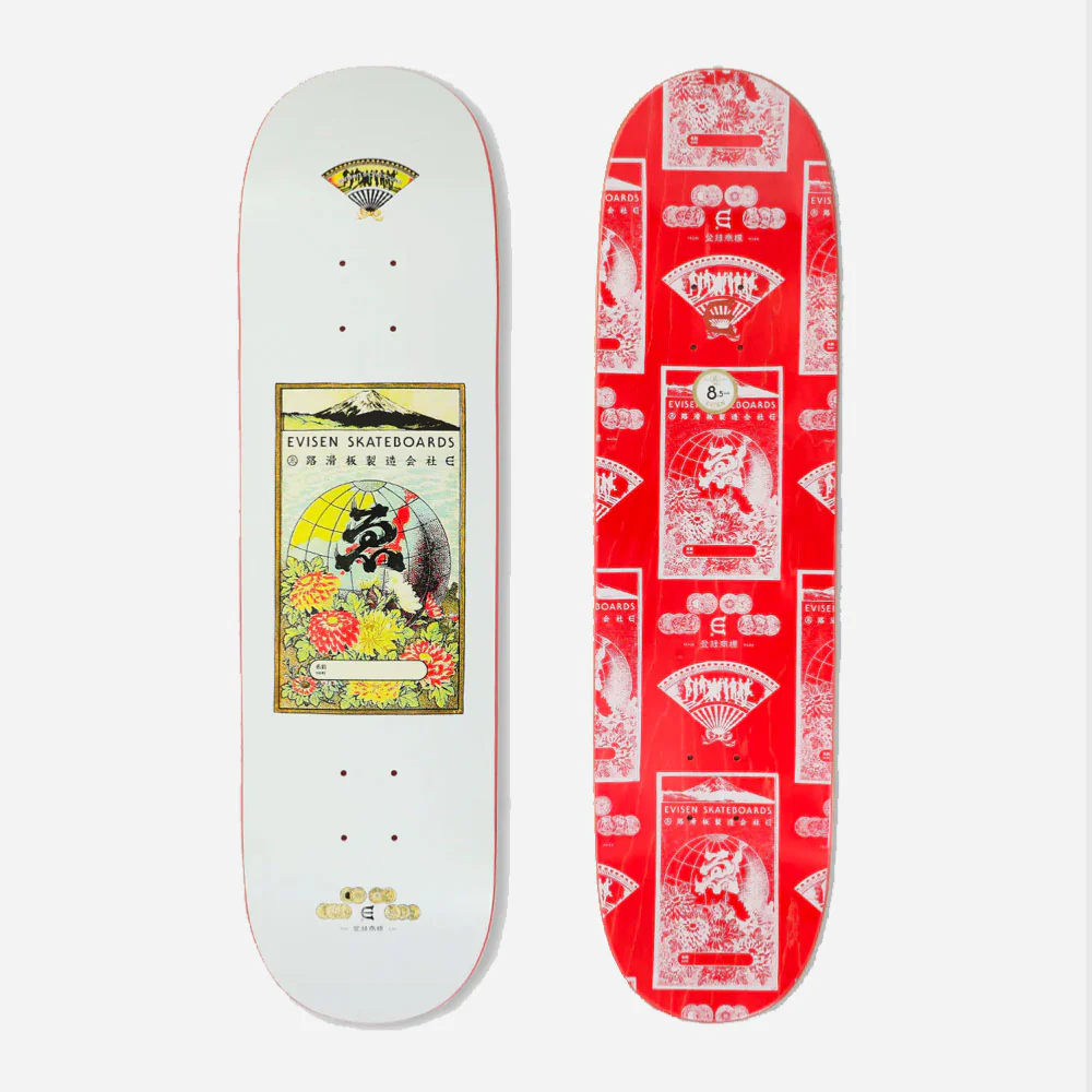 EVISEN SKATEBOARDS - GLOBE LABEL DECK – Image 2
