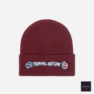 Fucking Awesome - World Cup Cuff Beanie - Maroon