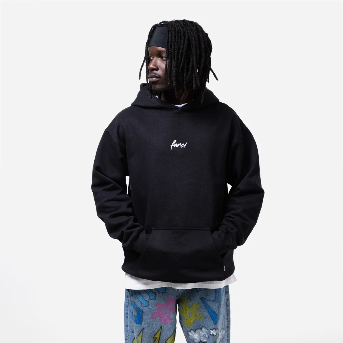 Farci - Deli Hoodie - Black – Image 4